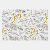 Gray Twigs Geschenkpapier Set (Vorderseite 2)