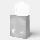 Gray Twinkle Little Star Sky Baby Dusche Geschenkschachtel (Geöffnet)