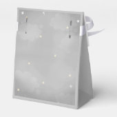 Gray Twinkle Little Star Sky Baby Dusche Geschenkschachtel (Rückseite)
