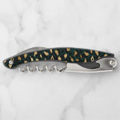 Gray und Gold Jaguar Bridesmaid Corkschraube Kellnermesser (Rückseite)