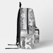Gray Urban Military Camouflage Pattern Bedruckter Rucksack (Links)