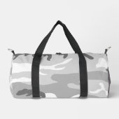 Gray Urban Military Camouflage Pattern Duffle Bag (Vorderseite)