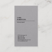Gray Vertikal Visitenkarte (Vorderseite)
