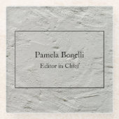 Gray Wall Beruflich Einzigartig klassisch einfach Glasuntersetzer (Vorderseite)