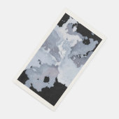 Gray Watercolor Marble Goth Serviette (Ecke)