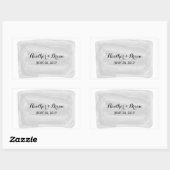 Gray Watercolor Wedding Stickers (Blatt)