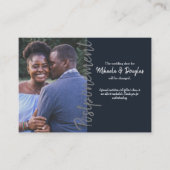 Gray Wedding Postponement Card Hinweiskarte (Vorderseite)