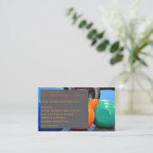 Gray Weights Gym Personal Trainer Fitness Center Visitenkarte (Stehend Vorderseite)