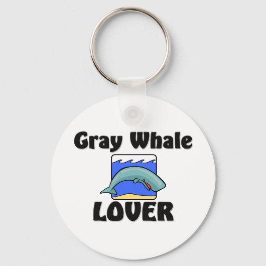 Gray Whale Lover Schlüsselanhänger (Vorderseite)
