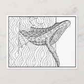 Gray Whale Postcard Postkarte (Vorderseite)