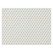 Gray White Star Red Robin Wreath Weihnachten Tischdecke (Vorderseite (Horizontal))