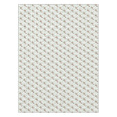 Gray White Star Red Robin Wreath Weihnachten Tischdecke (Vorderseite)