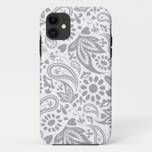 Gray White Stilish Boho Gemustert Case-Mate iPhone Hülle