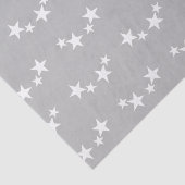 Gray with white stars seidenpapier (Ausschnitt)