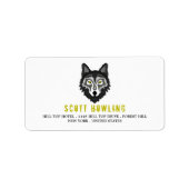 Gray Wolf Adressaufkleber (Vorne)
