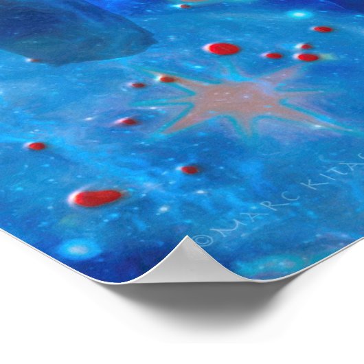 GRAY WOLF ALPHA WAVES POSTER (Ecke)