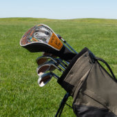 Gray Wolf Art Golf Headcover (In SItu)