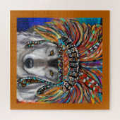 Gray Wolf Art Puzzle (Horizontal)