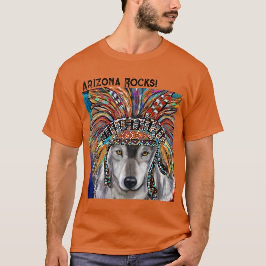 Gray Wolf Art T-Shirt (Vorderseite)