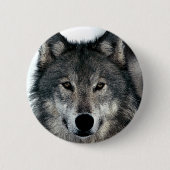 Gray Wolf Button (Vorderseite)