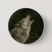 Gray Wolf Button (Vorderseite)