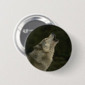 Gray Wolf Button (Vorne & Hinten)