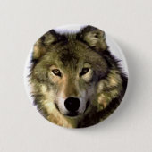 Gray Wolf Button (Vorderseite)