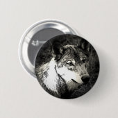 Gray Wolf Button (Vorne & Hinten)