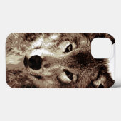 Gray Wolf Case-Mate iPhone Hülle (Rückseite (Horizontal))