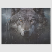 Gray Wolf Decoupage Tissue Paper Seidenpapier (Vorderseite)