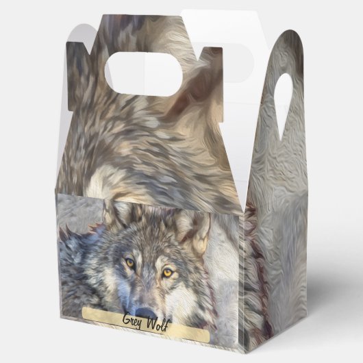 Gray Wolf Dignity Geschenkschachtel (Geöffnet)