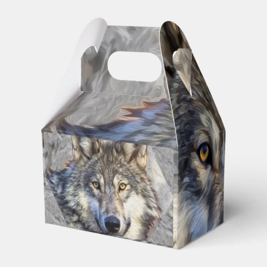 Gray Wolf Dignity Geschenkschachtel (Rückseite)