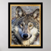 Gray Wolf Dignity Poster (Vorne)