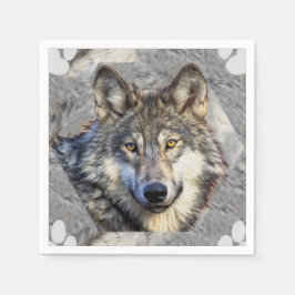 Gray Wolf Dignity v4 Serviette