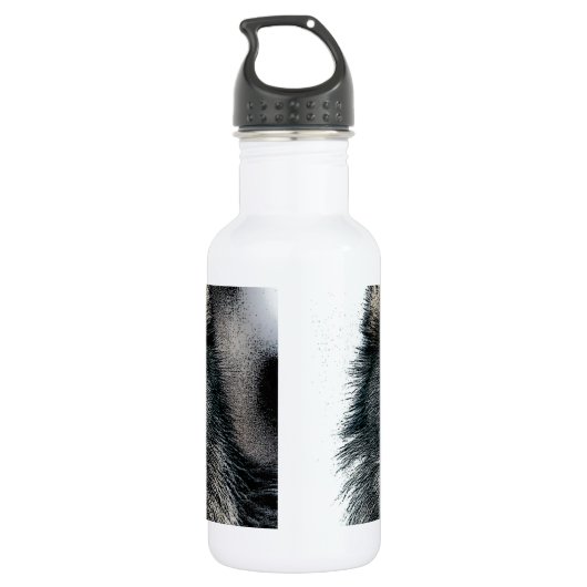 Gray Wolf Edelstahlflasche (Rückseite)