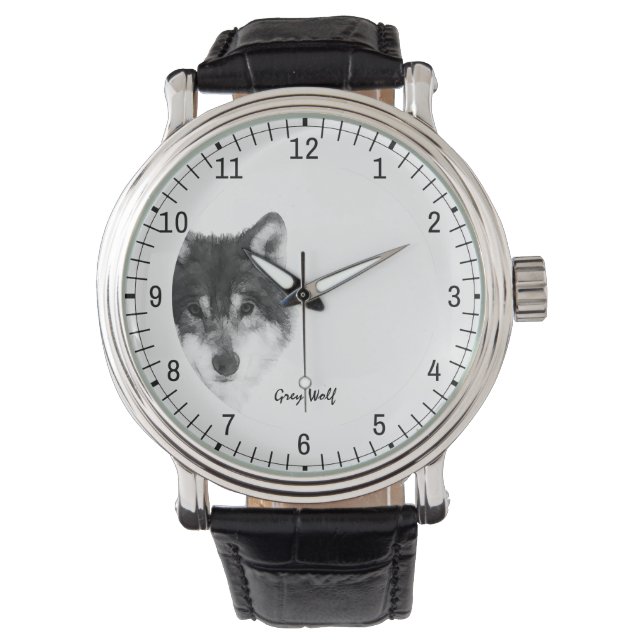 Gray Wolf elegant Armbanduhr (Vorderseite)