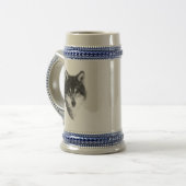 Gray Wolf elegant Bierglas (Vorderseite Links)
