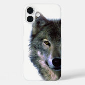 Gray Wolf Eyes Case-Mate iPhone Hülle (Rückseite)