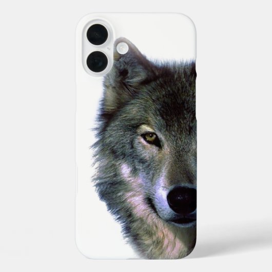 Gray Wolf Eyes Case-Mate iPhone Hülle (Rückseite)