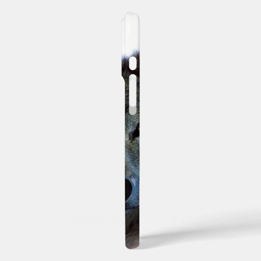 Gray Wolf Eyes Case-Mate iPhone Hülle (Rückseite / Links)