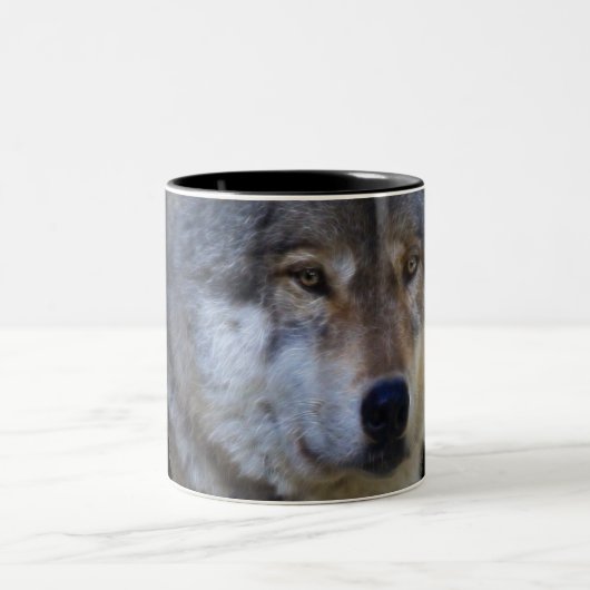 GRAY WOLF EYES Conservation Tasse (Mittel)