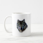 Gray Wolf Eyes Kaffeetasse (Links)