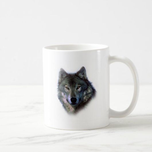 Gray Wolf Eyes Kaffeetasse (Rechts)