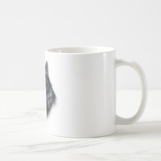 Gray Wolf Eyes Kaffeetasse (Rechts)