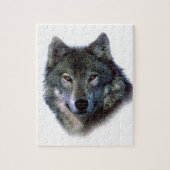 Gray Wolf Eyes Puzzle (Vertikal)