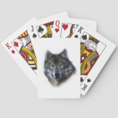 Gray Wolf Eyes Spielkarten (Rückseite)