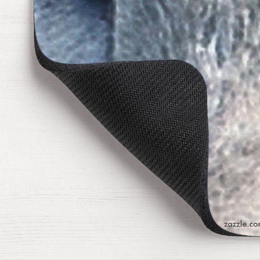 Gray Wolf Eyes Wildlife Art Mousemat Mousepad (Ecke)