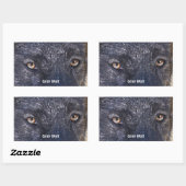 GRAY WOLF EYES Wildlife Supporter Stickers (Blatt)
