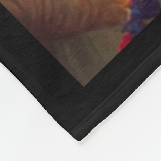 Gray Wolf Fleece Blanket (Ecke)