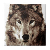 Gray Wolf Fliese (Vorderseite)